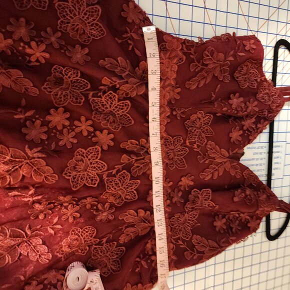 Dress the Population Tahani Dress NWT Burgundy XXL - Picture 6 of 13